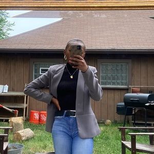Grey Jennifer Lopez Blazer